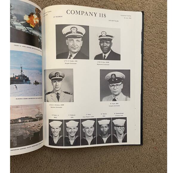 The Keel 1965 US Naval Basic Training Center Great Lakes Illinois Yearbook C 118 - Picture 11 of 14